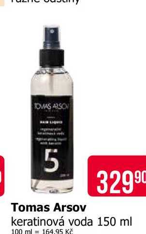 Tomas Arsov keratinová voda 150 ml Teta drogerie