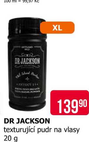 DR JACKSON texturující pudr na vlasy 20 g 