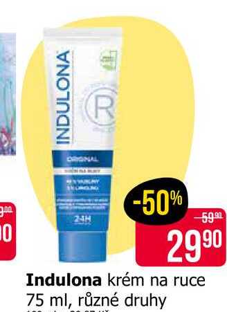 Indulona krém na ruce 75 ml, různé druhy Teta drogerie