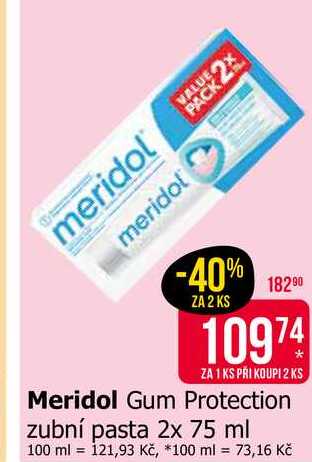 Meridol Gum Protection zubní pasta 2x 75 ml 