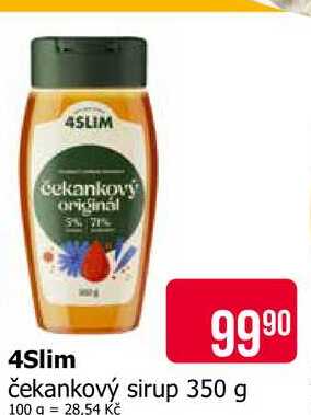 4Slim čekankový sirup 350 g Teta drogerie