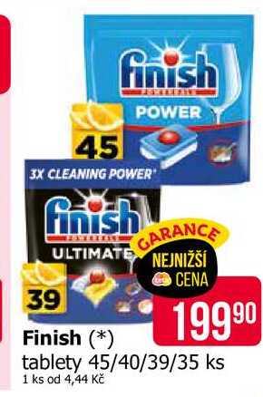 Finish tablety 45/40/39/35 ks Teta drogerie