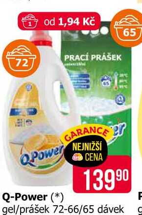 Q-Power gel/prášek 72-66/65 dávek