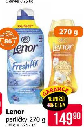 Lenor Unstoppables Vonné Perličky 270g, vybrané druhy Teta drogerie