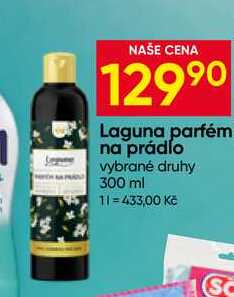 Laguna parfém na prádlo vybrané druhy 300 ml Hruška
