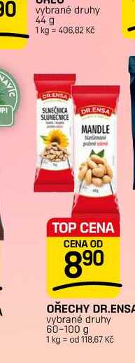 OŘECHY DR.ENSA vybrané druhy 60-100 g
