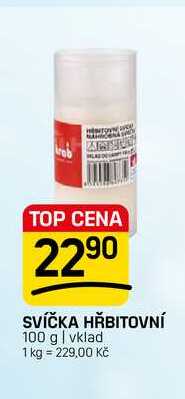 SVÍČKA HŘBITOVNÍ 100 g FLOP TOP
