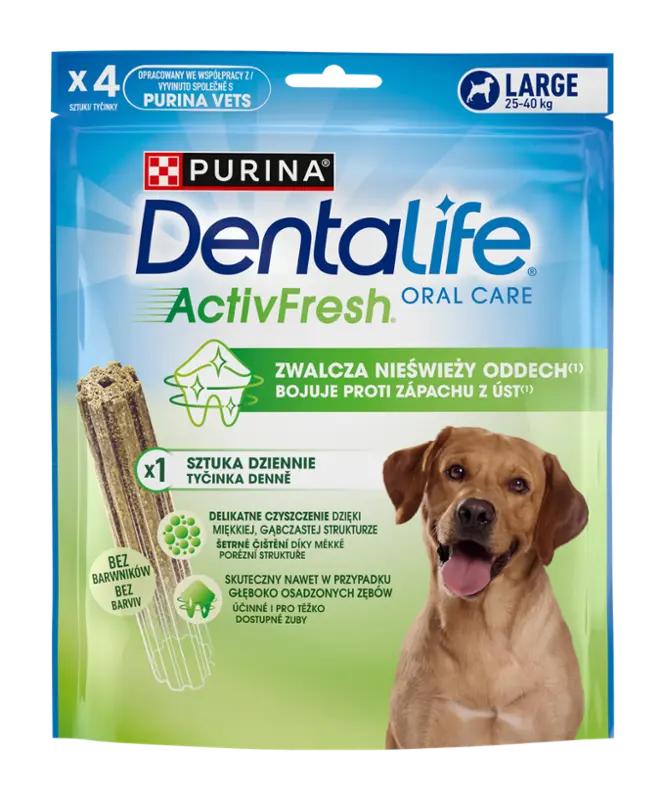 Purina DentaLife Dentalife ActivFresh žvýkací tyčinka Large, 142 g