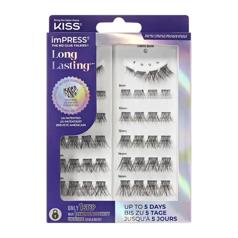KISS Umělé řasy imPRESS Long Lasting, 1 ks ROSSMANN