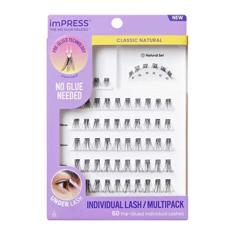 KISS Umělé řasy imPRESS Classic Natural, 1 ks ROSSMANN