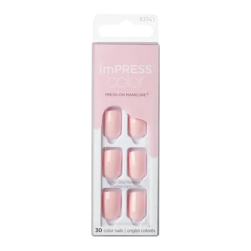KISS Umělé nehty imPRESS Color Pick me pink, 1 ks ROSSMANN