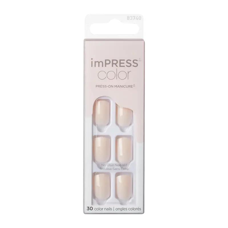 KISS Umělé nehty imPRESS Color Point Pink, 1 ks ROSSMANN