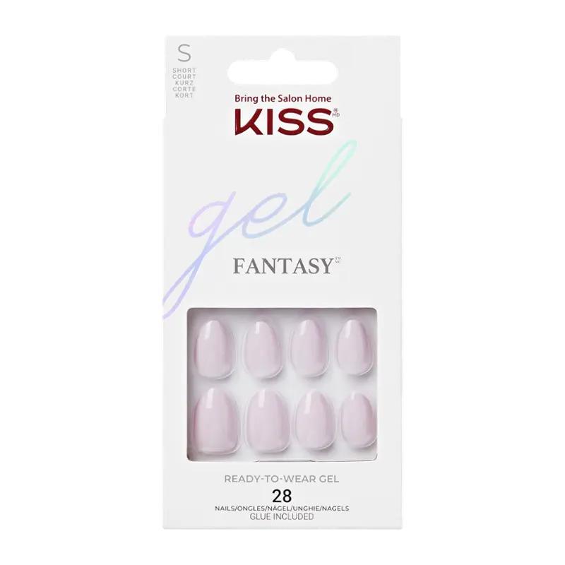 KISS Umělé nehty Gel Fantasy Pure Love, 1 ks