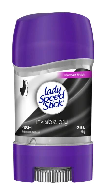 Lady Speed Stick Antiperspirant tuhý gelový pro ženy Invisible Protection 48h, 65 g