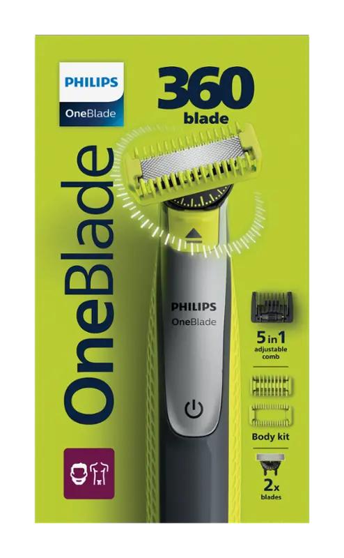 Philips Pánský holicí strojek na tvář a tělo OneBlade 360 QP2834/23, 1 ks ROSSMANN