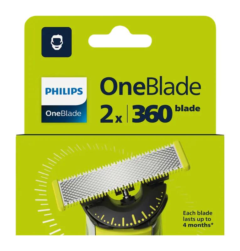 Philips Náhradní břity OneBlade 360, QP420/50, 2 ks ROSSMANN