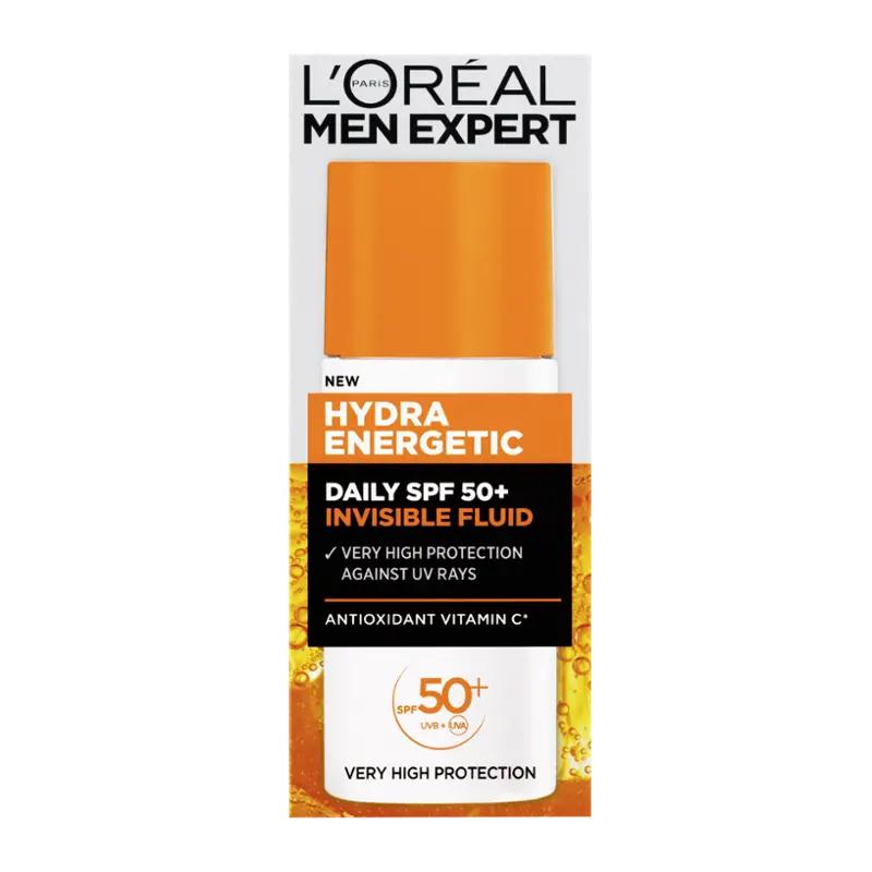 L'Oréal Men Hydratační fluid Hydra Energetic SPF 50+, 50 ml ROSSMANN