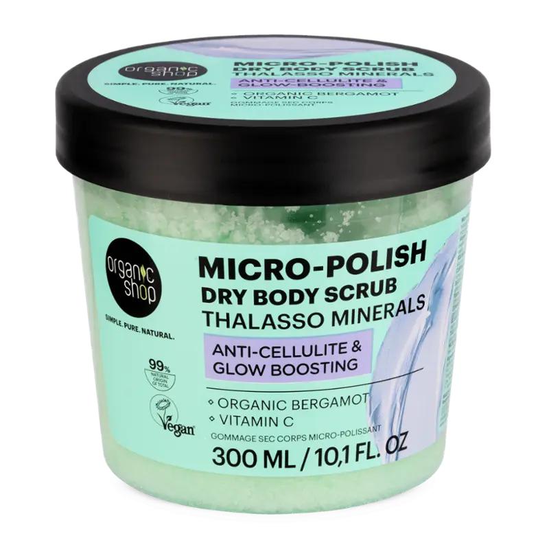 Organic Shop Minerální suchý tělový peeling, 300 ml