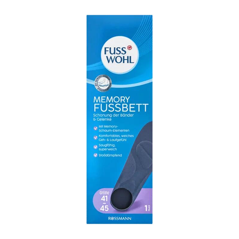 Fusswohl Vložky do bot s paměťovou pěnou vel. 41-45, 1 ks ROSSMANN
