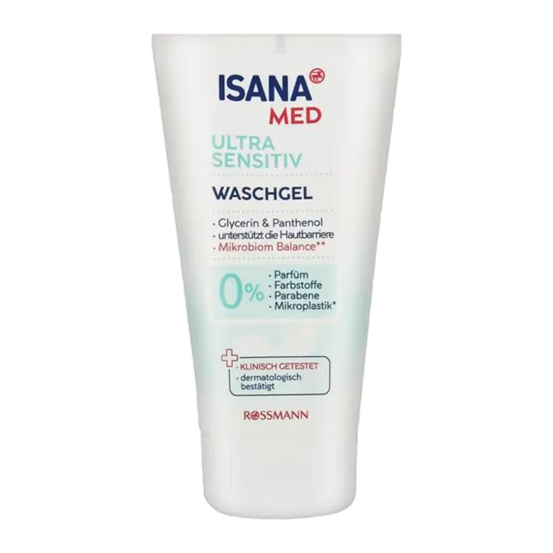 ISANA Med Čisticí gel pro citlivou pleť Ultra Sensitiv, 150 ml
