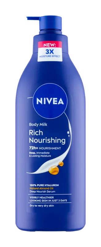 NIVEA Výživné tělové mléko Body Milk Rich Nourishing, 400 ml ROSSMANN