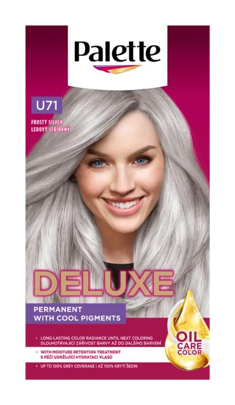 Palette Barva na vlasy Deluxe U71 ledová stříbrná, 1 ks