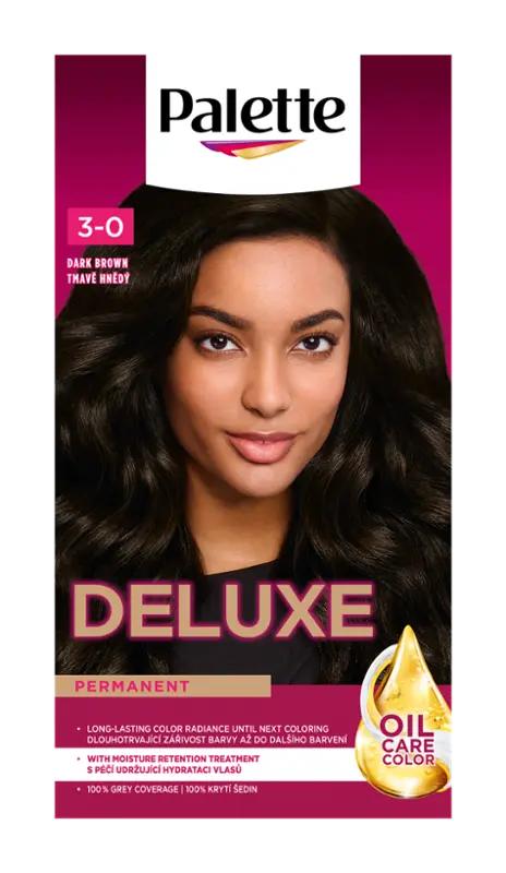 Palette Barva na vlasy Deluxe 3-0 tmavě hnědá, 1 ks ROSSMANN
