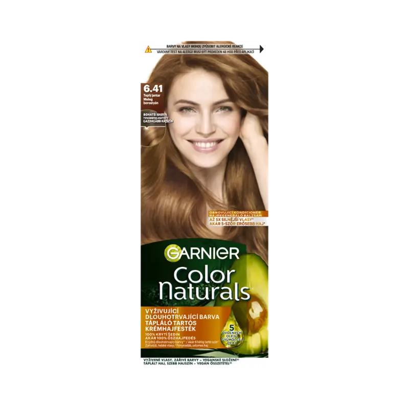 Garnier Barva na vlasy Color Naturals 6.41 teplý jantar, 1 ks ROSSMANN