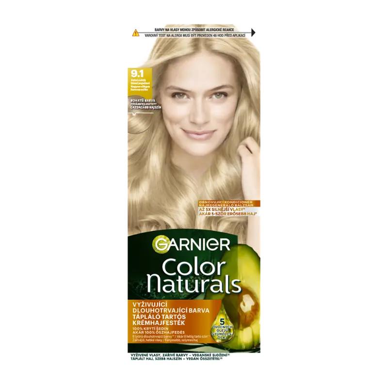 Garnier Barva na vlasy Color Naturals 9.1 velmi světlá blond popelavá, 1 ks ROSSMANN