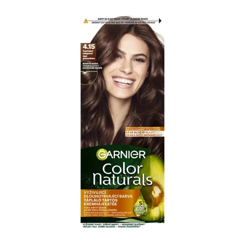 Garnier Barva na vlasy Color Naturals 4.15 tmavá ledová mahagonová, 1 ks ROSSMANN