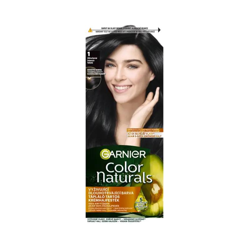Garnier Barva na vlasy Color Naturals 1 ultra černá, 1 ks ROSSMANN