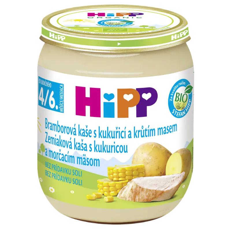 HiPP BIO Bramborové pyré s kukuřicí a krůtím masem, 125 g ROSSMANN