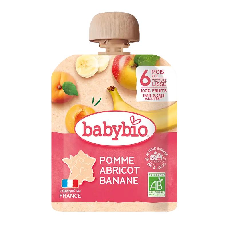 Babybio BIO kapsička jablko, meruňka, banán, 90 g ROSSMANN