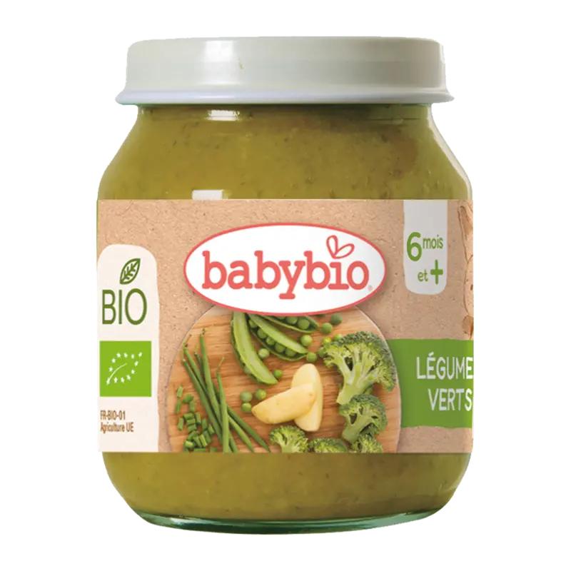 Babybio BIO příkrm zelená zelenina, 130 g