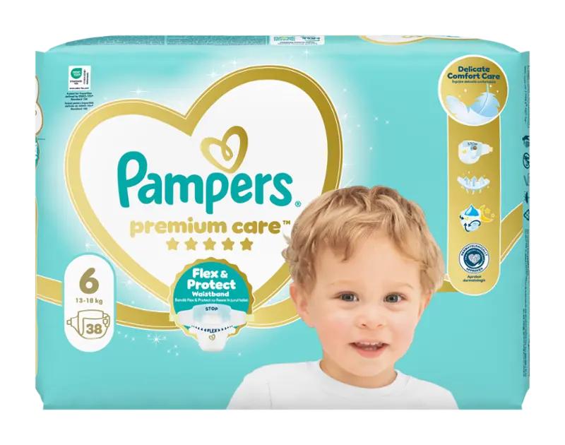 Pampers Pleny Premium Care, 13–18 kg, vel. 6, Value Pack, 38 ks ROSSMANN