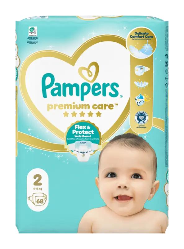Pampers Pleny Premium Care, 4–8 kg, vel. 2, Value Pack, 68 ks ROSSMANN