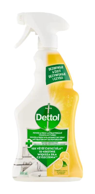 Dettol Antibakteriální sprej na povrchy Citron a limeta, 500 ml