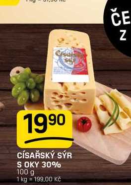 CÍSAŘSKÝ SÝR S OKY 30% 100 g