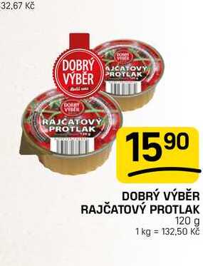 DOBRÝ VÝBĚR RAJČATOVÝ PROTLAK 120 g 