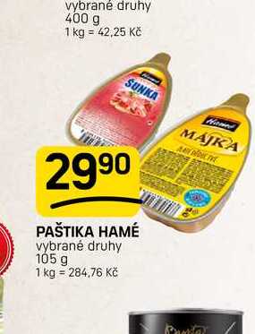 PAŠTIKA HAMÉ vybrané druhy 105 g 