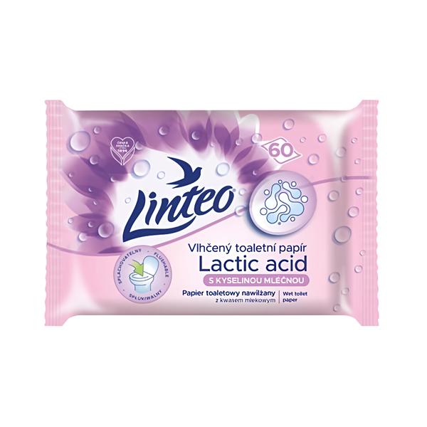 Linteo Vlhčený toaletní papír s kyselinou mléčnou