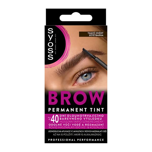Syoss Brow Tint Tmavě hnědý Košík.cz