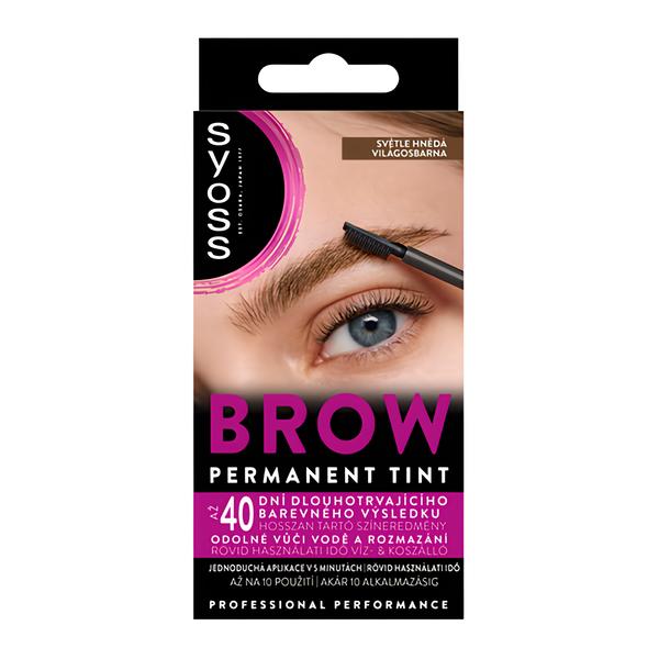 Syoss Brow Tint Světle hnědý Košík.cz
