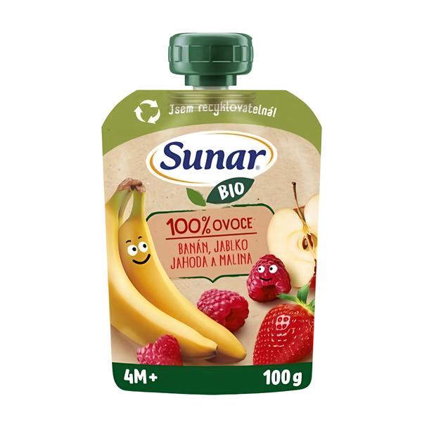 Sunar BIO Banán jablko jahoda malina Košík.cz