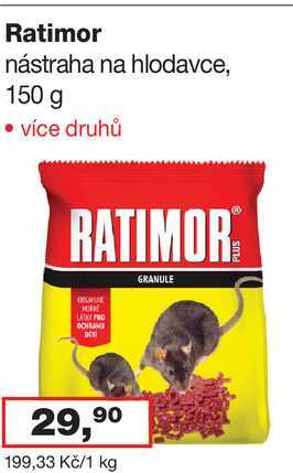 Ratimor 150 g Ráj drogerie