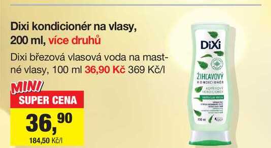 Dixi kondicionér na vlasy, 200 ml