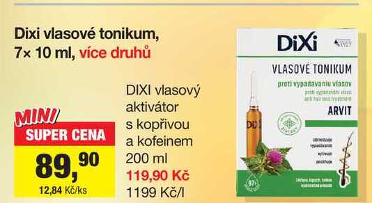 Dixi vlasové tonikum, 7x 10 ml Šlak