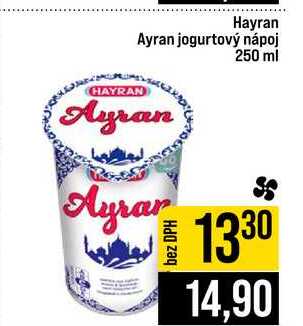 Hayran Ayran jogurtový nápoj 250 ml