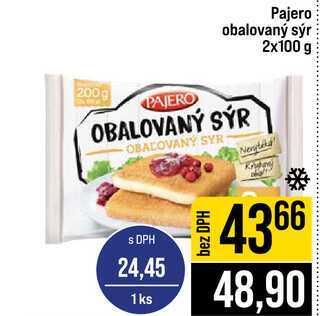 Pajero obalovaný sýr 200g