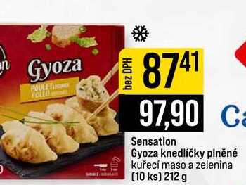 Sensation Gyoza knedlíčky plněné kuřecí maso a zelenina (10 ks) 212 g 